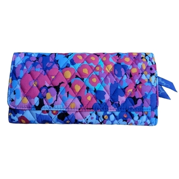 Vera Bradley Handbags - Vera Bradley Tri-Fold Wallet in Retired Impressionista Pattern